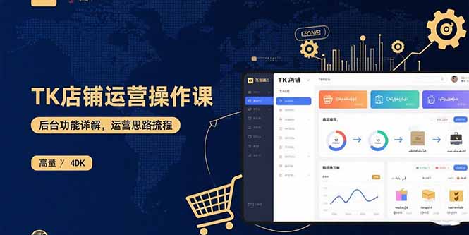 TK店铺运营实操课：后台功能详解，商品上架流程，运营思路拆解-微众资源