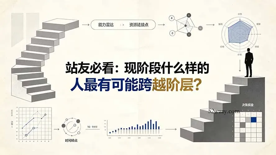 付费文章：站友必看：现阶段什么样的人最有可能跨越阶层?-微众资源