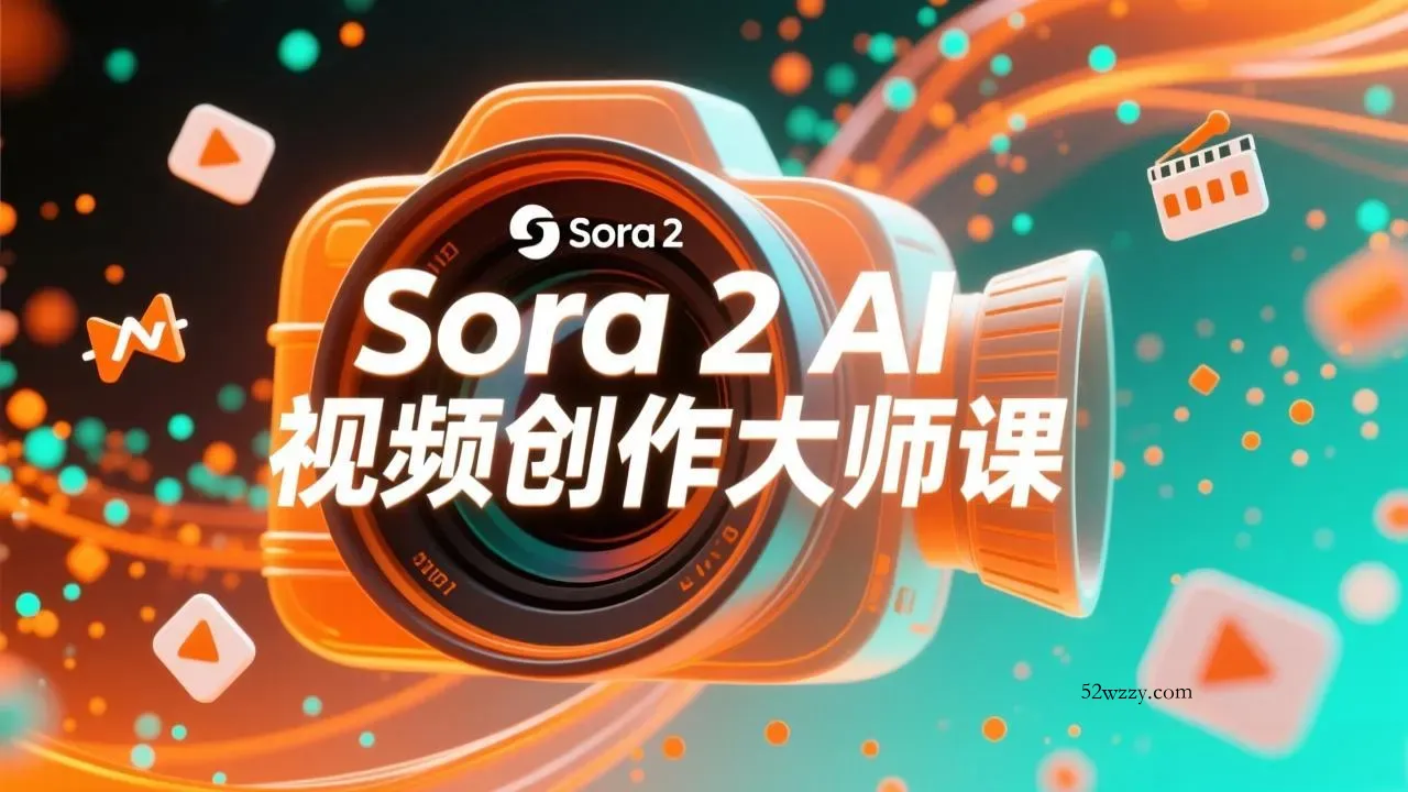 如何利用Sora 2创建流行AI人工智能视频大师班教程：掌握创作全流程，产出百万播放内容-微众资源