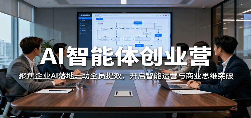 AI智能体创业营：聚焦企业AI落地，助全员提效，开启智能运营与商业思维突破-微众资源