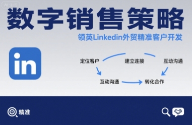 数字销售策略领英LinkedIn外贸精准客户开发-微众资源