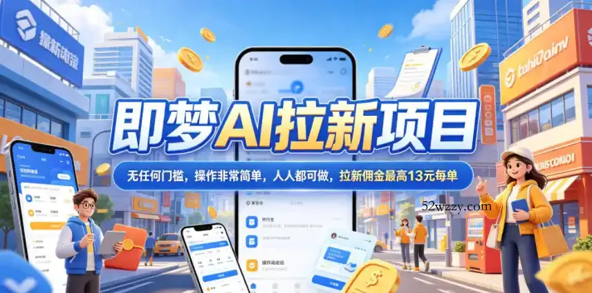 2026年即梦AI拉新项目最新玩法,无任何门槛,操作非常简单,人人都可做,拉新佣金最高13米每单(更新6月30日)