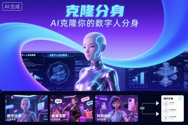 AI数字人认知实操课，克隆你的数字人分身-微众资源