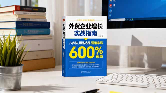 外贸企业增长实战指南，八步法、爆品选品、营销布局，业绩增长300%-微众资源