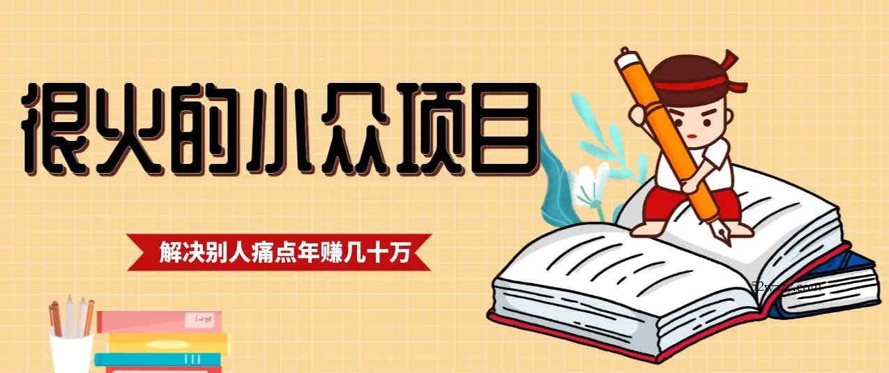 一直都很火的小众项目，抓住应届生求职痛点，这个小众项目年入几十万的底层逻辑-微众资源