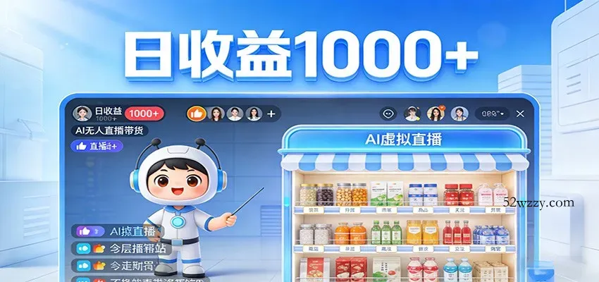 不用露脸不用说话，24小时自动卖货赚钱，全天自动直播，收益看得见-微众资源