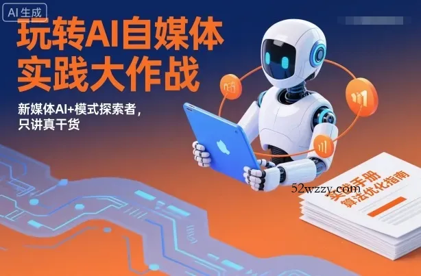 玩转AI自媒体实践大作战，新媒体AI+模式探索者，只讲真干货-微众资源