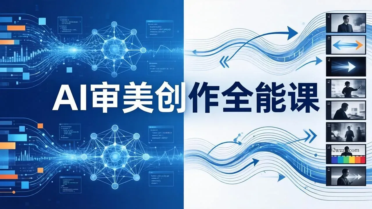 AI审美创作全能课-更新0706：MJ+Seedance+模型训练+影视分镜+编剧，一站式掌握AI艺术创作-微众资源