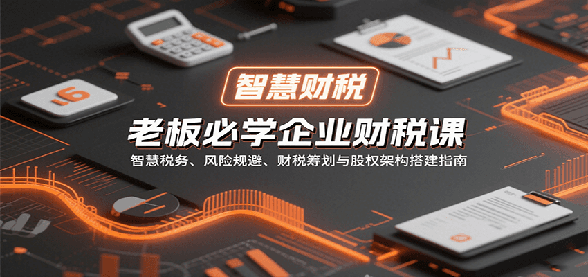 老板必学企业财税课：智慧税务、风险规避、财税筹划与股权架构搭建指南-微众资源
