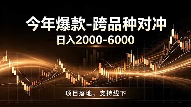 全新跨品种对冲模式上线！日稳定盈利 2000-6000，合规长久可批量放大-微众资源