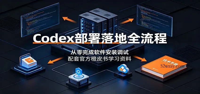 Codex部署落地全流程：从零完成软件安装调试，配套官方橙皮书学习资料-微众资源