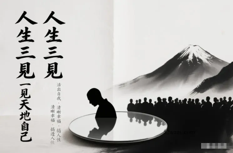 人生三见一见天地见众生见自己，活出自我拥有清晰幸福人生，搞透人性-微众资源