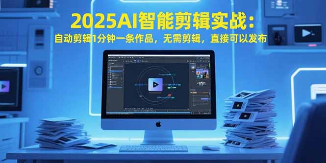 2025AI智能剪辑实战：自动剪辑1分钟一条作品，无需剪辑，直接可以发布-微众资源