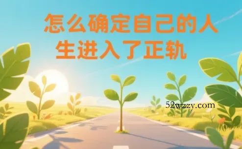 某公众号付费文章：怎么确定自己的人生进入了正轨？-微众资源