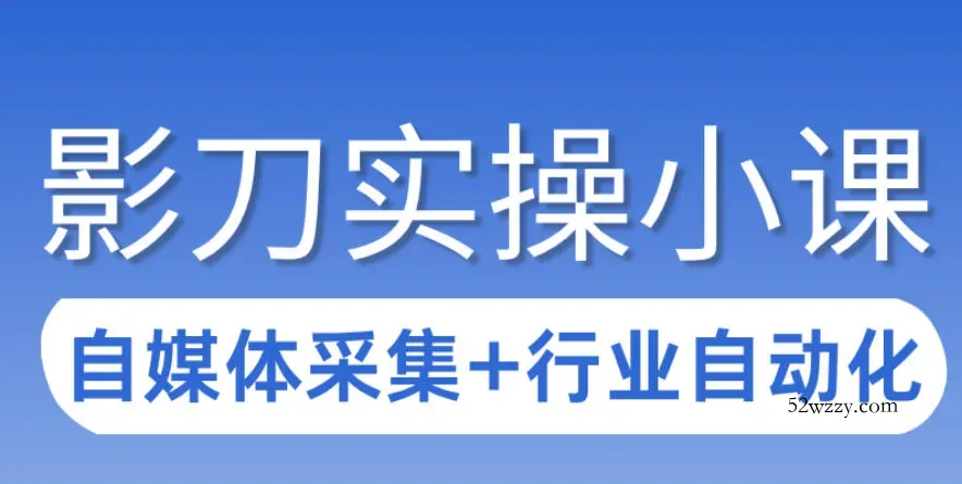 3天攻克影刀RPA:自媒体数据采集+行业自动化全流程-微众资源