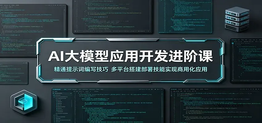 AI大模型应用开发进阶课：精通提示词编写技巧，多平台搭建部署技能实现商用化应用-微众资源