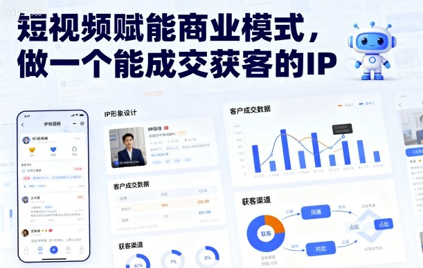 短视频赋能商业模式，做一个能成交获客的IP(更新)-微众资源