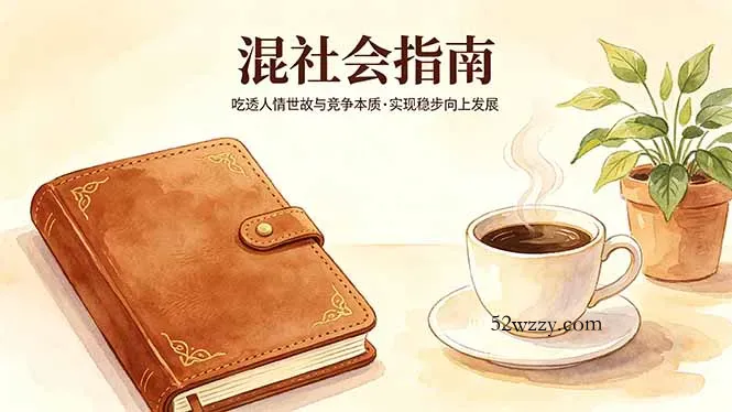 付费文章：混社会指南，吃透人情世故与竞争本质，实现稳步向上发展-微众资源