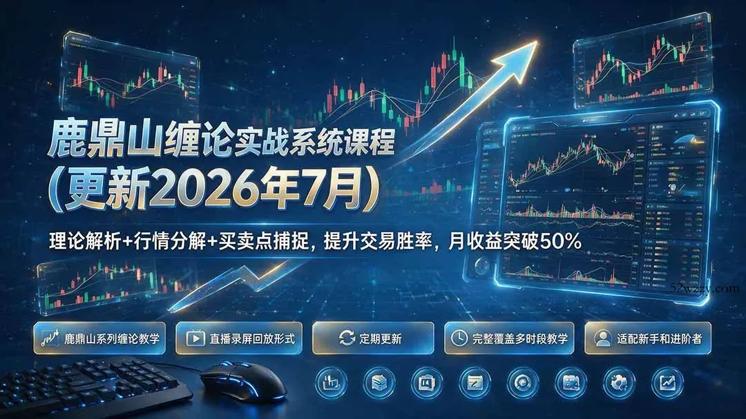 鹿鼎山缠论实战系统课程(更新26年7月-微众资源