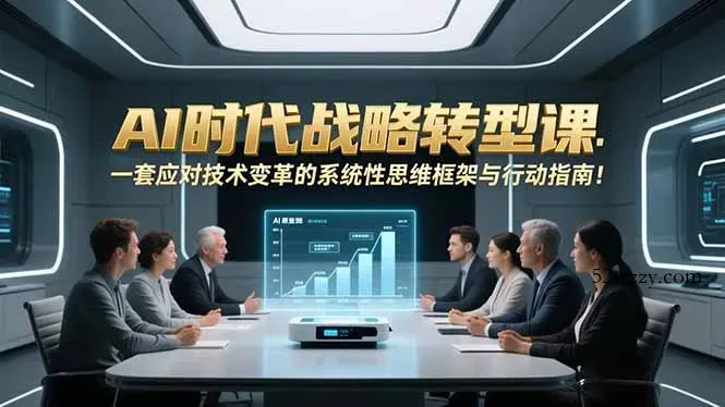 AI时代战略转型课：一套应对技术变革的系统性思维框架与行动指南！-微众资源