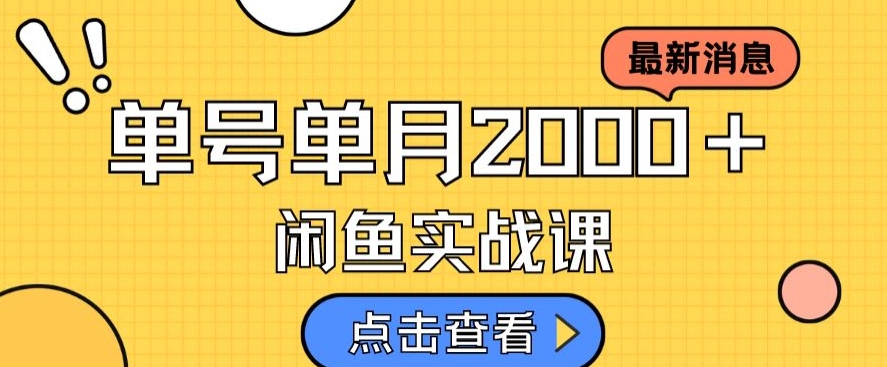 最新闲鱼虚拟资料玩法，轻松引流，日入500＋，小白也能实现轻松赚钱！/-微众资源